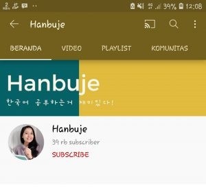 rekomendari channel indonesia untuk belajar bahasa korea 1